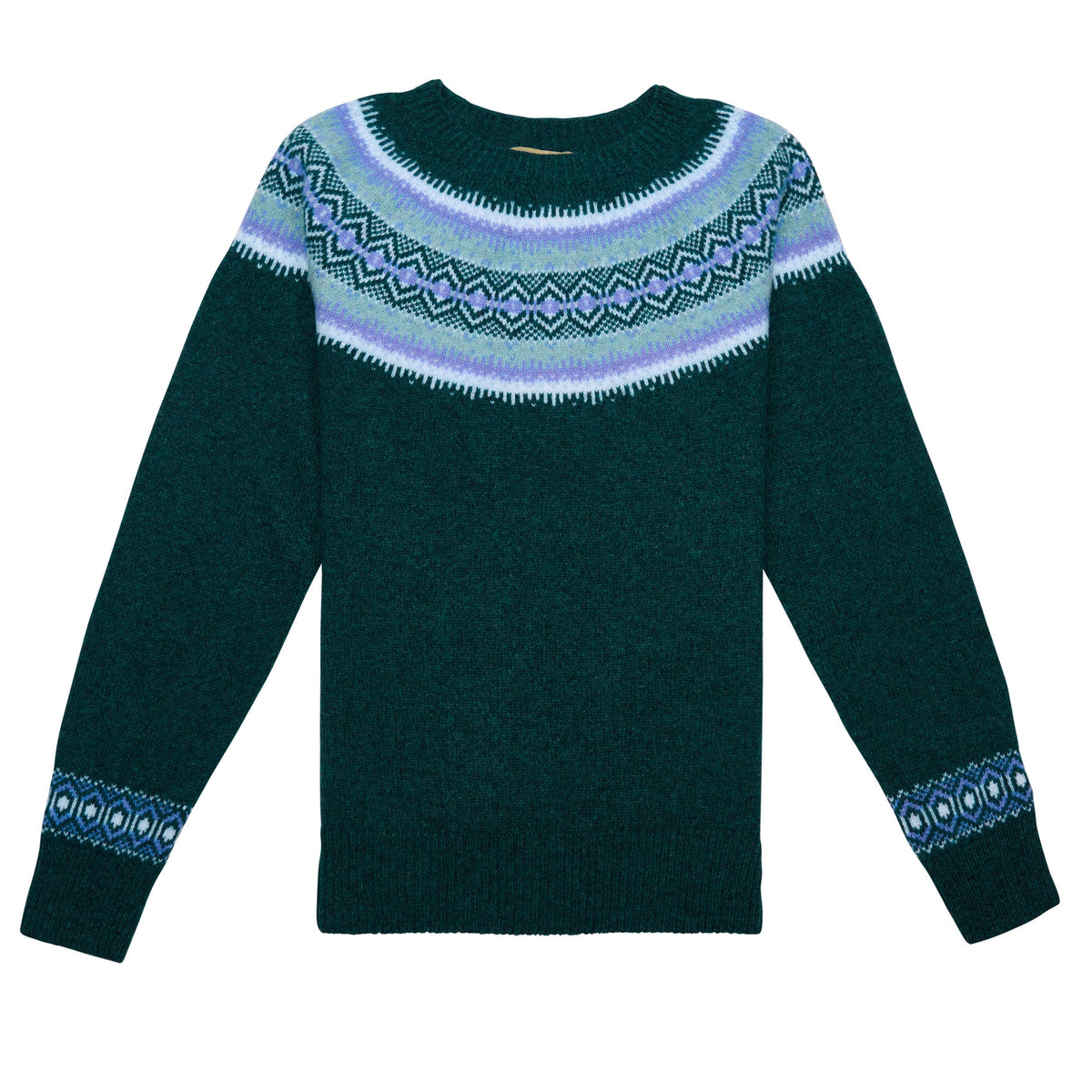 Blue and Purple Geelong Fairisle Jumper