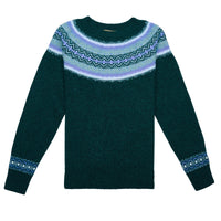 Blue and Purple Geelong Fairisle Jumper