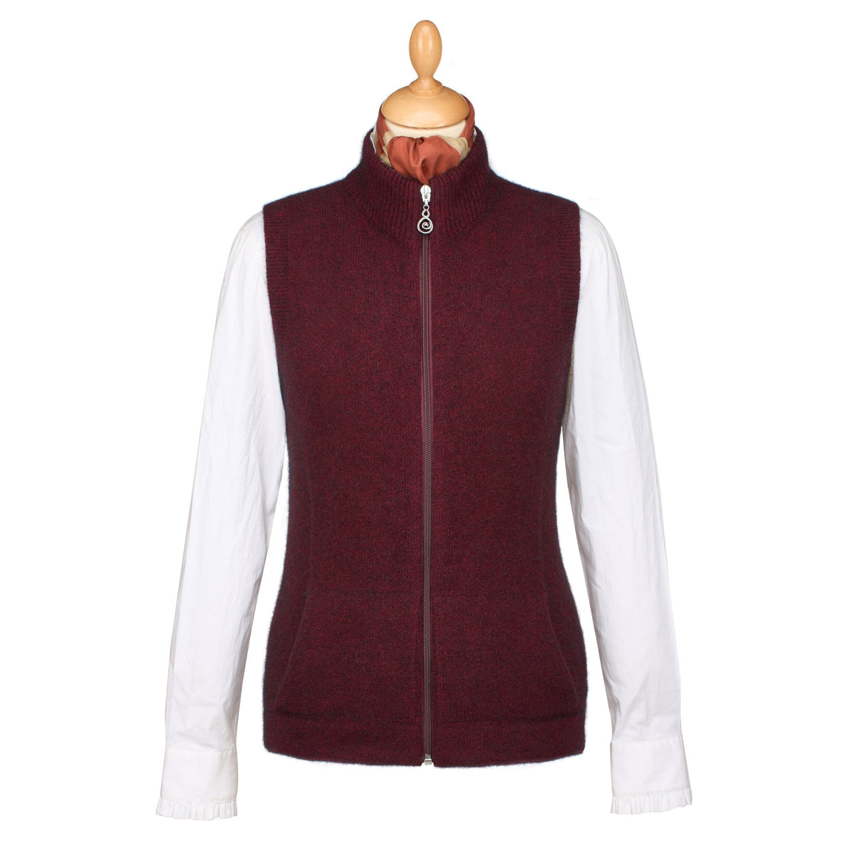 Wine Possum Zip Gilet