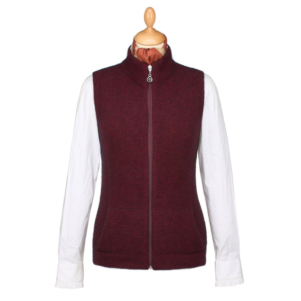 Wine Possum Zip Gilet