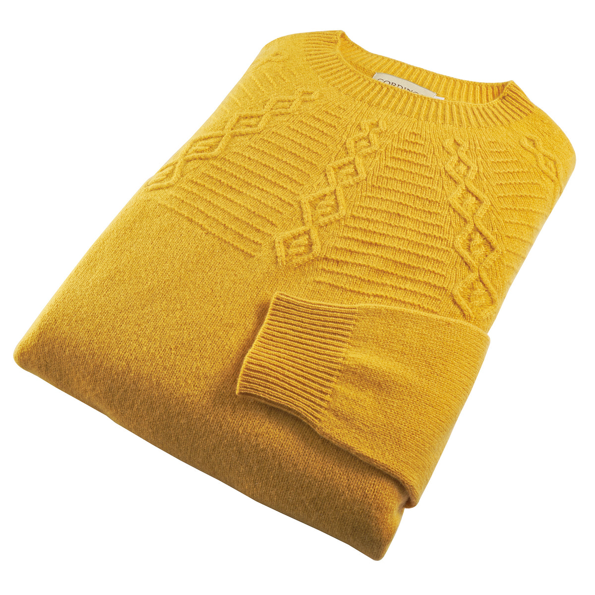 Yellow Diamond Cashmere Merino Jumper