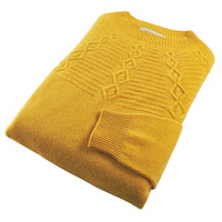 Yellow Diamond Cashmere Merino Jumper