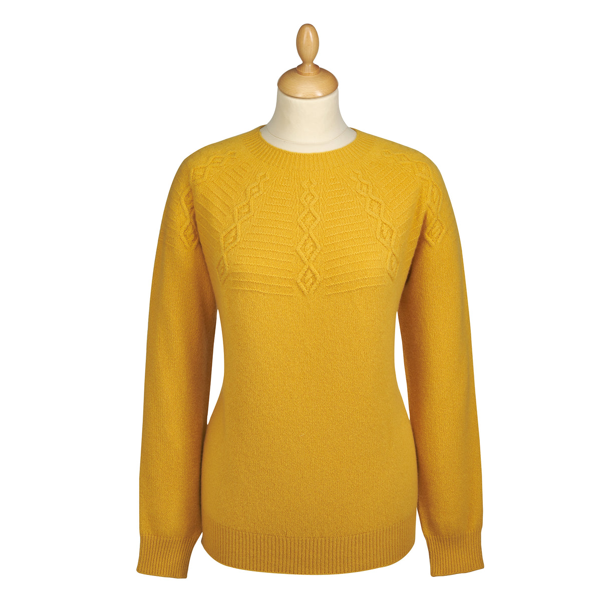 Yellow Diamond Cashmere Merino Jumper