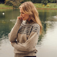 Cream Donegal Fairisle Jumper