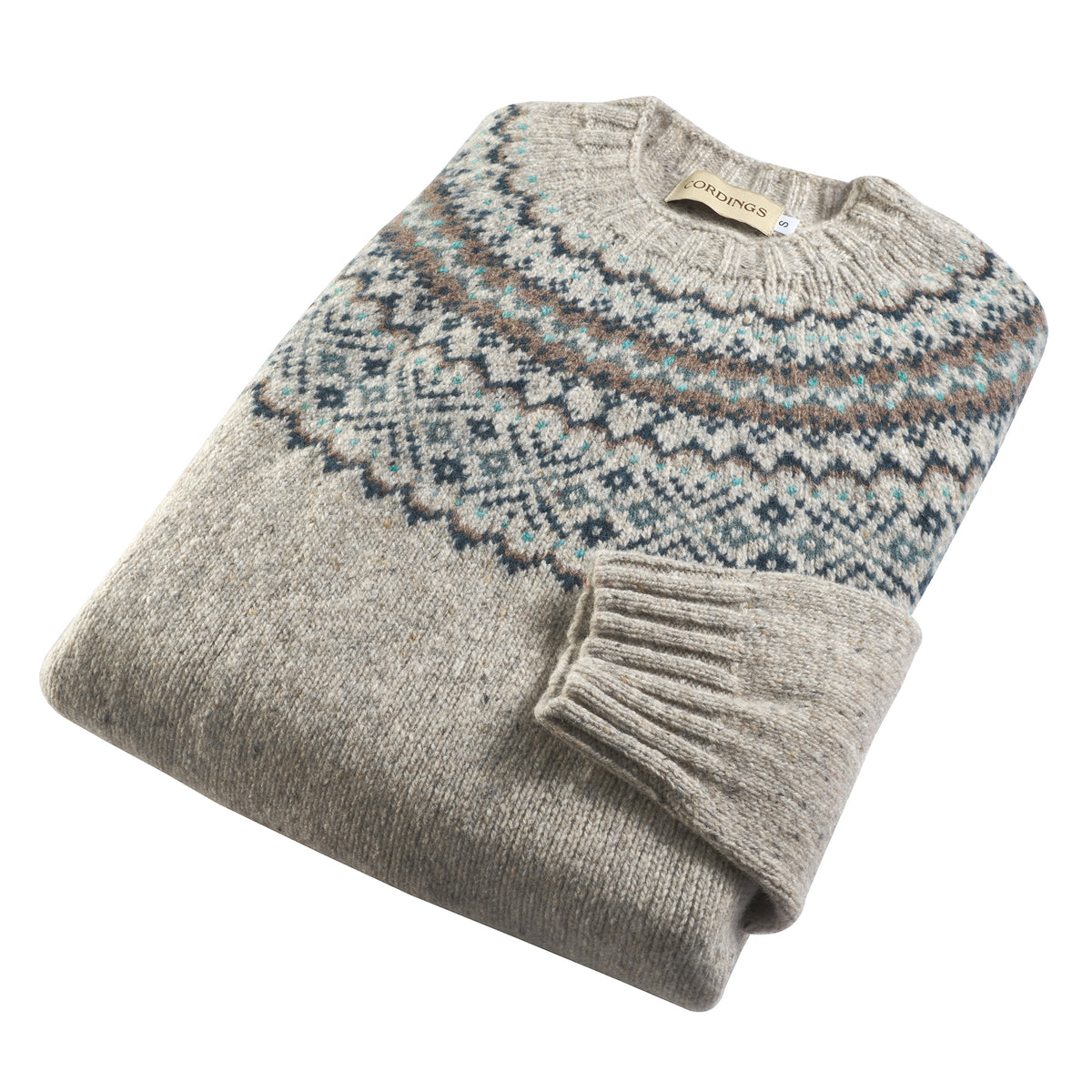 Cream Donegal Fairisle Jumper