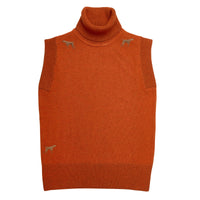 Rust Roll Neck Pointer Dog Tank
