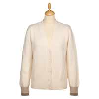 Ivory Mabel Wool & Cashmere Cardigan