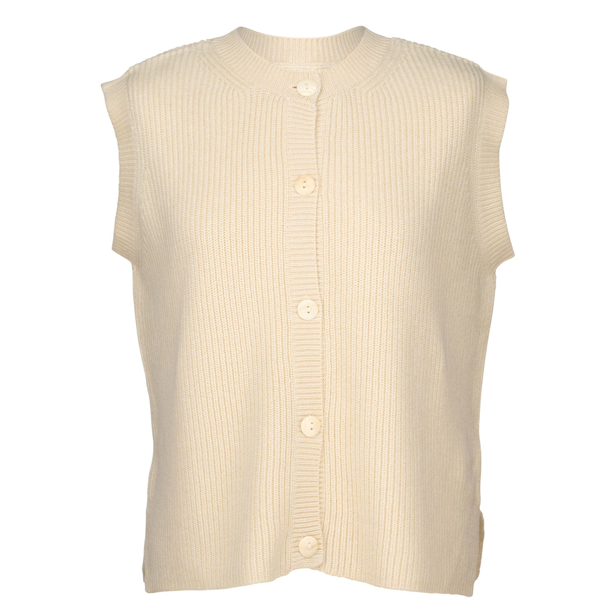 Cream Lambswool & Cashmere Slipover