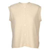 Cream Lambswool & Cashmere Slipover