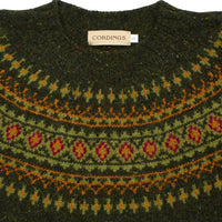 Harris Donegal Diamond Fairisle Crewneck
