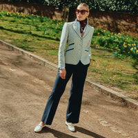 Navy Leonora Loden Trousers