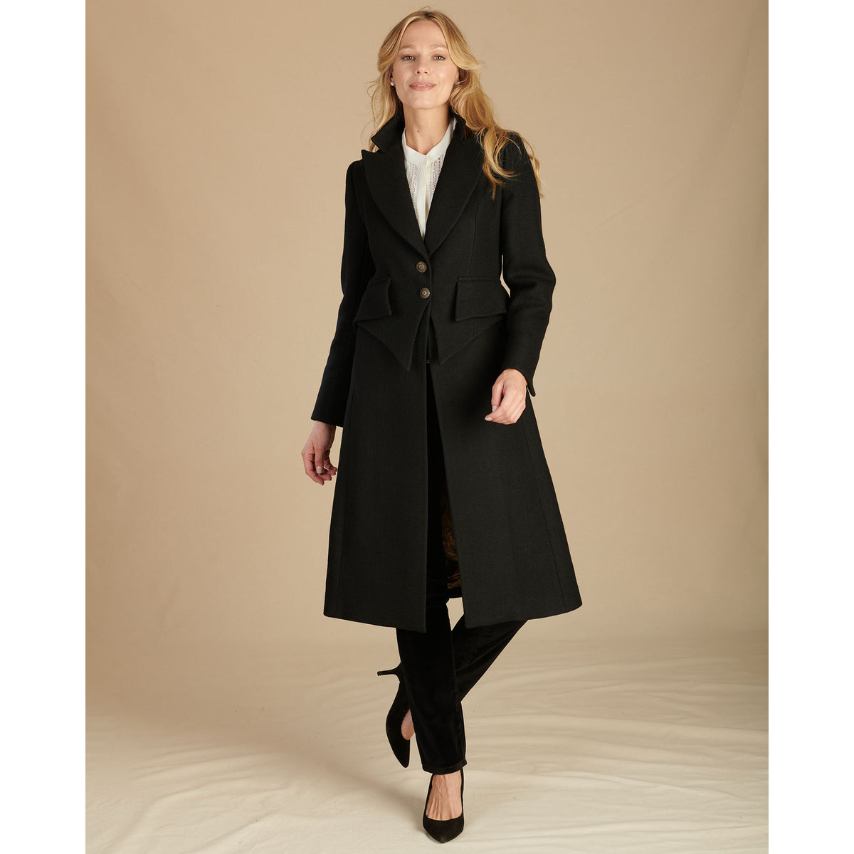 T.Ba Black Opera Twill Coat