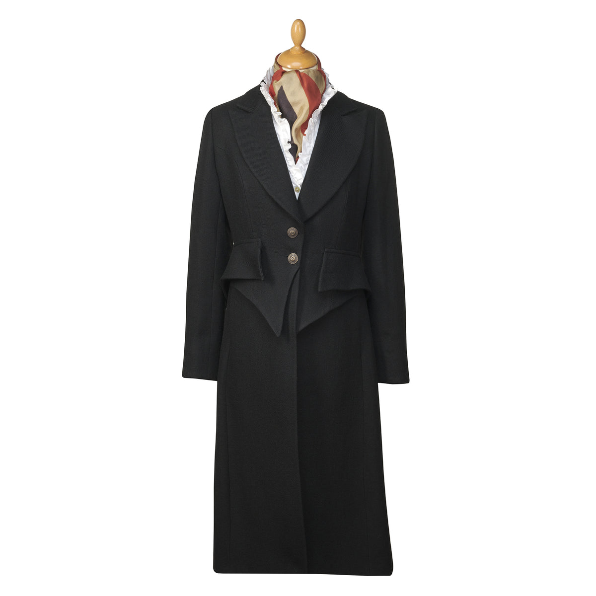 T.Ba Black Opera Twill Coat