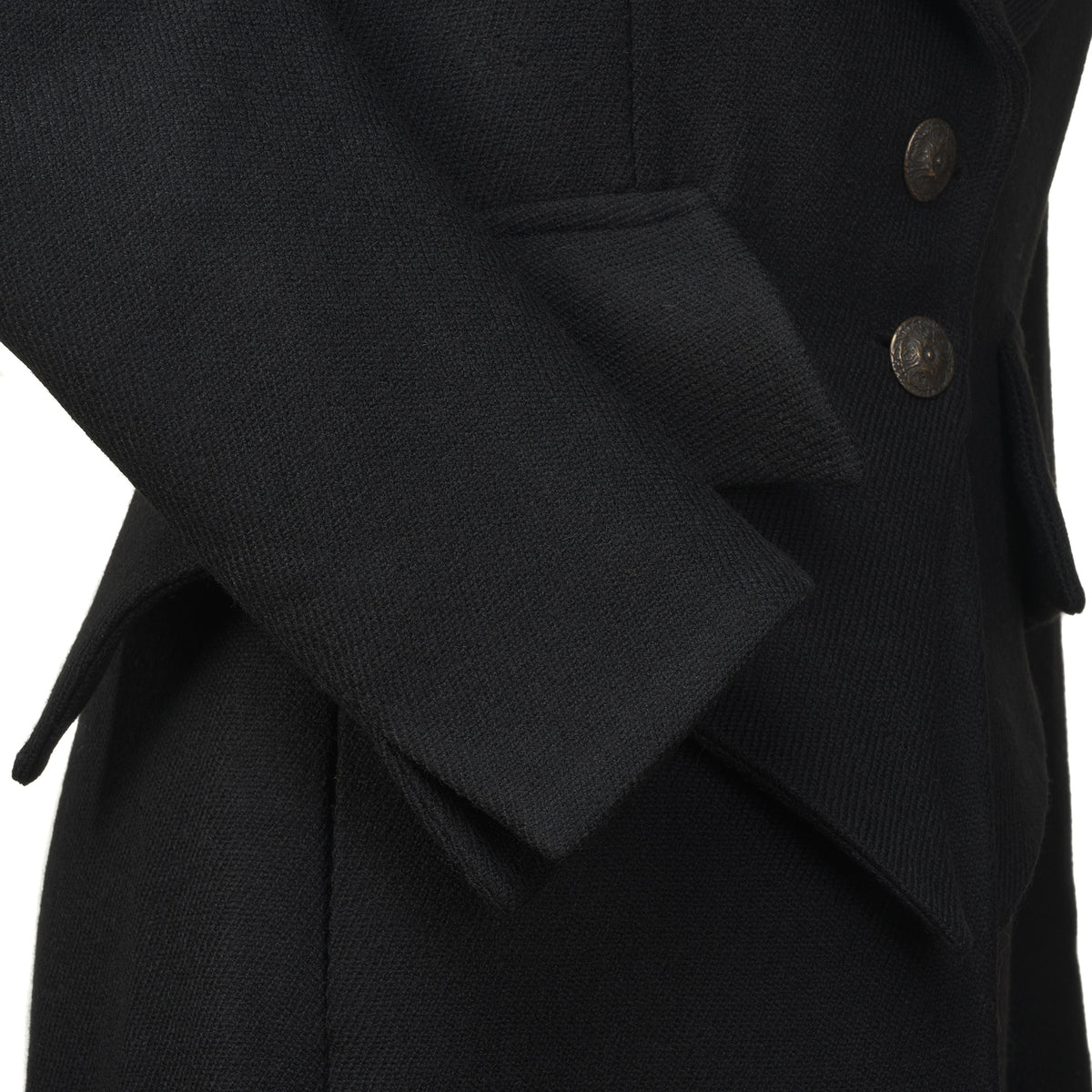 T.Ba Black Opera Twill Coat