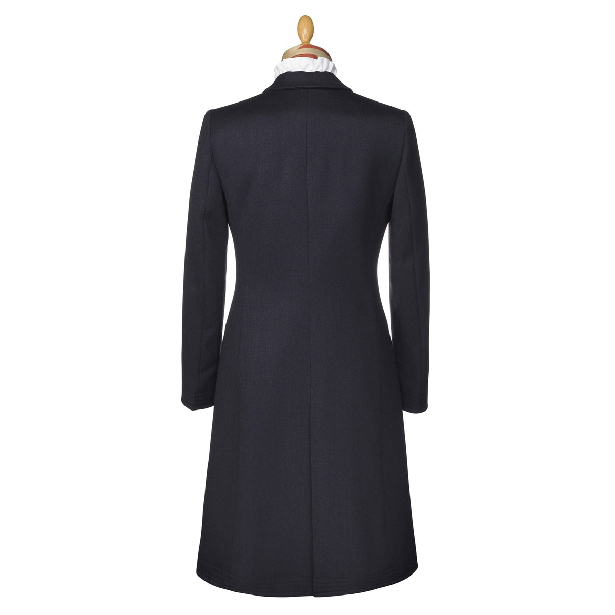 Ladies Navy Covert Coat