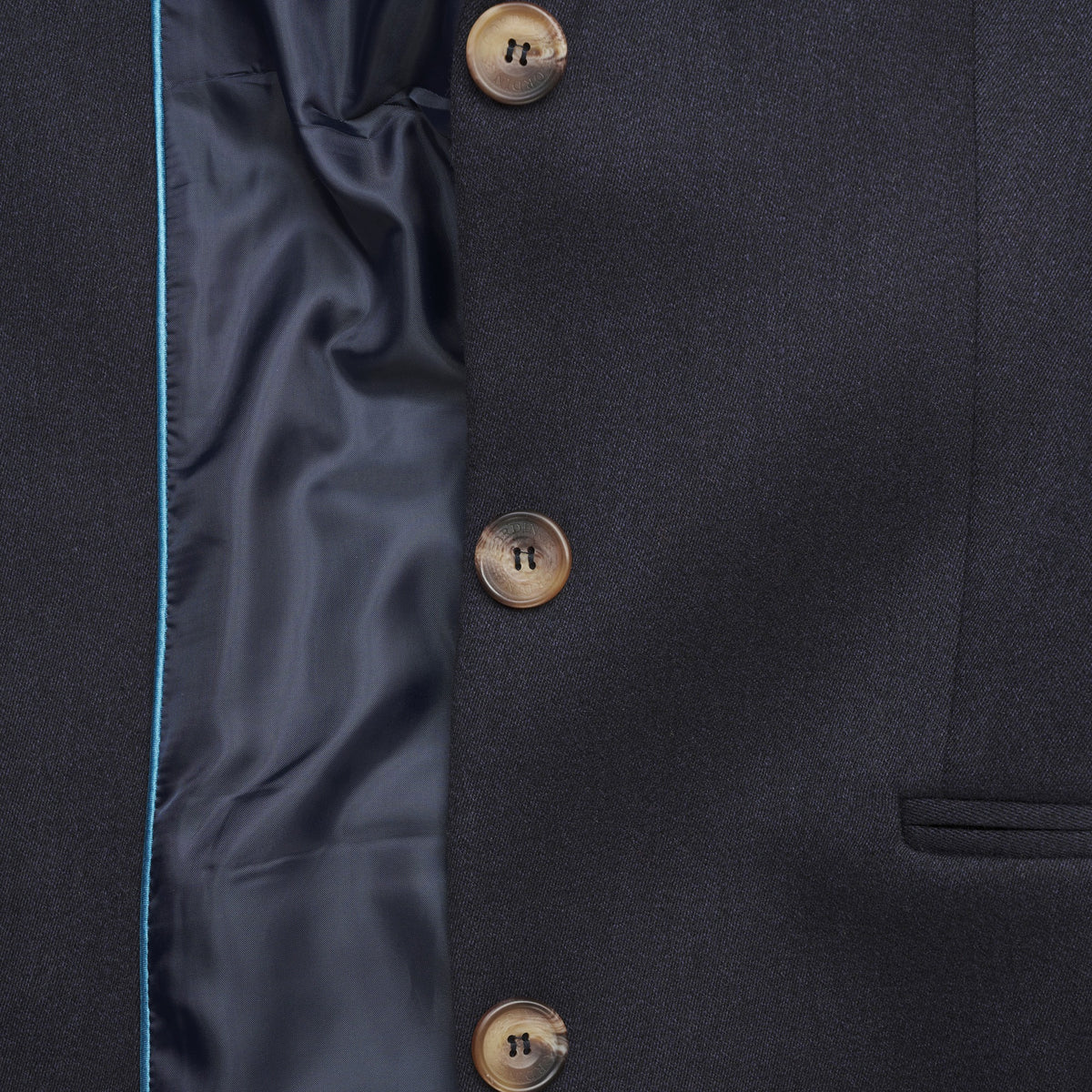 Ladies Navy Covert Coat