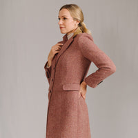 Pink Wantage Harris Tweed Coat