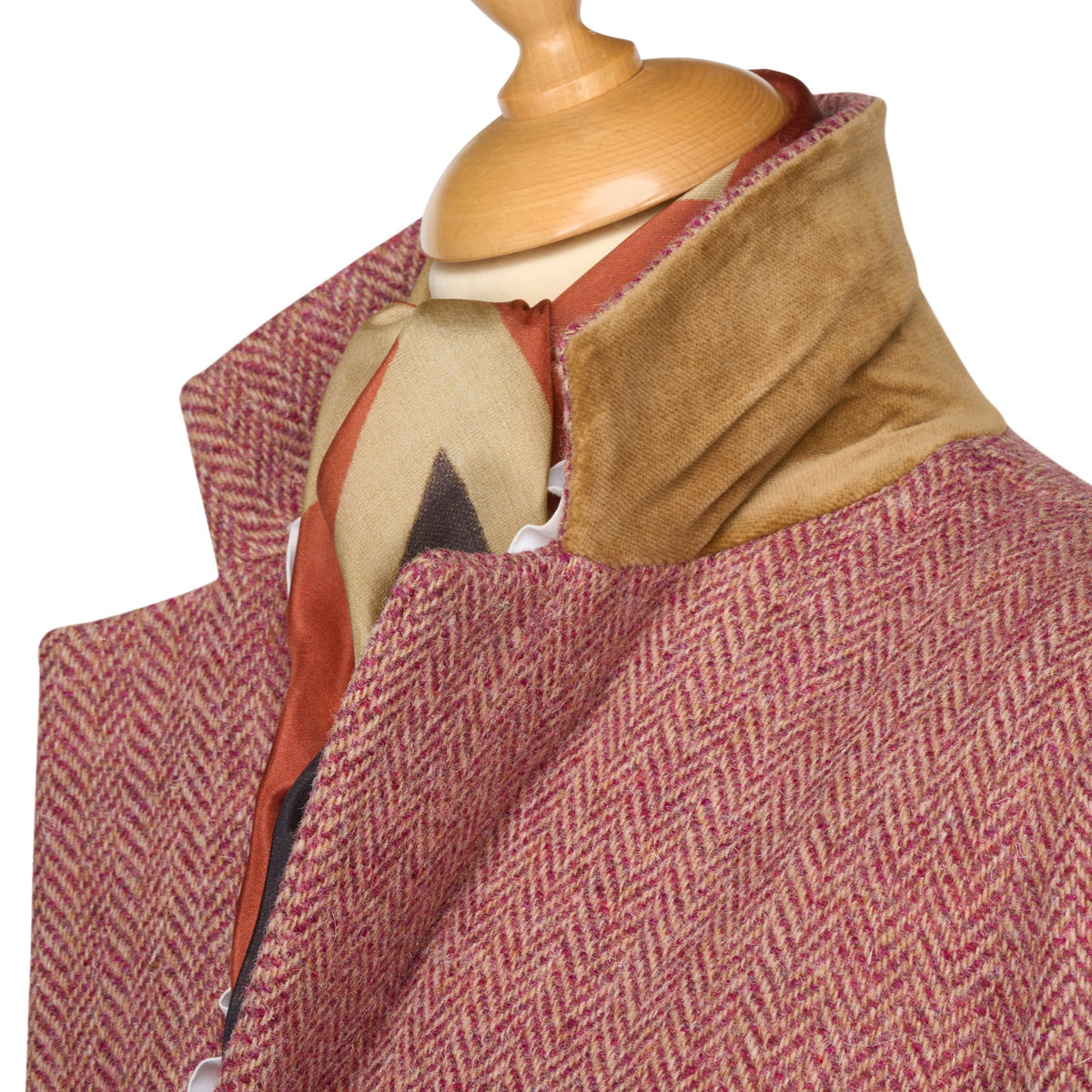 Pink Wantage Harris Tweed Coat