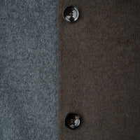 Olive Green Reversible Wool & Cashmere Long Coat