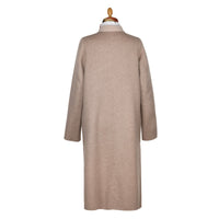 Beige Reversible Wool & Cashmere Long Coat