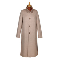 Beige Reversible Wool & Cashmere Long Coat