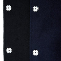 Navy Faux Fur Collar Coat