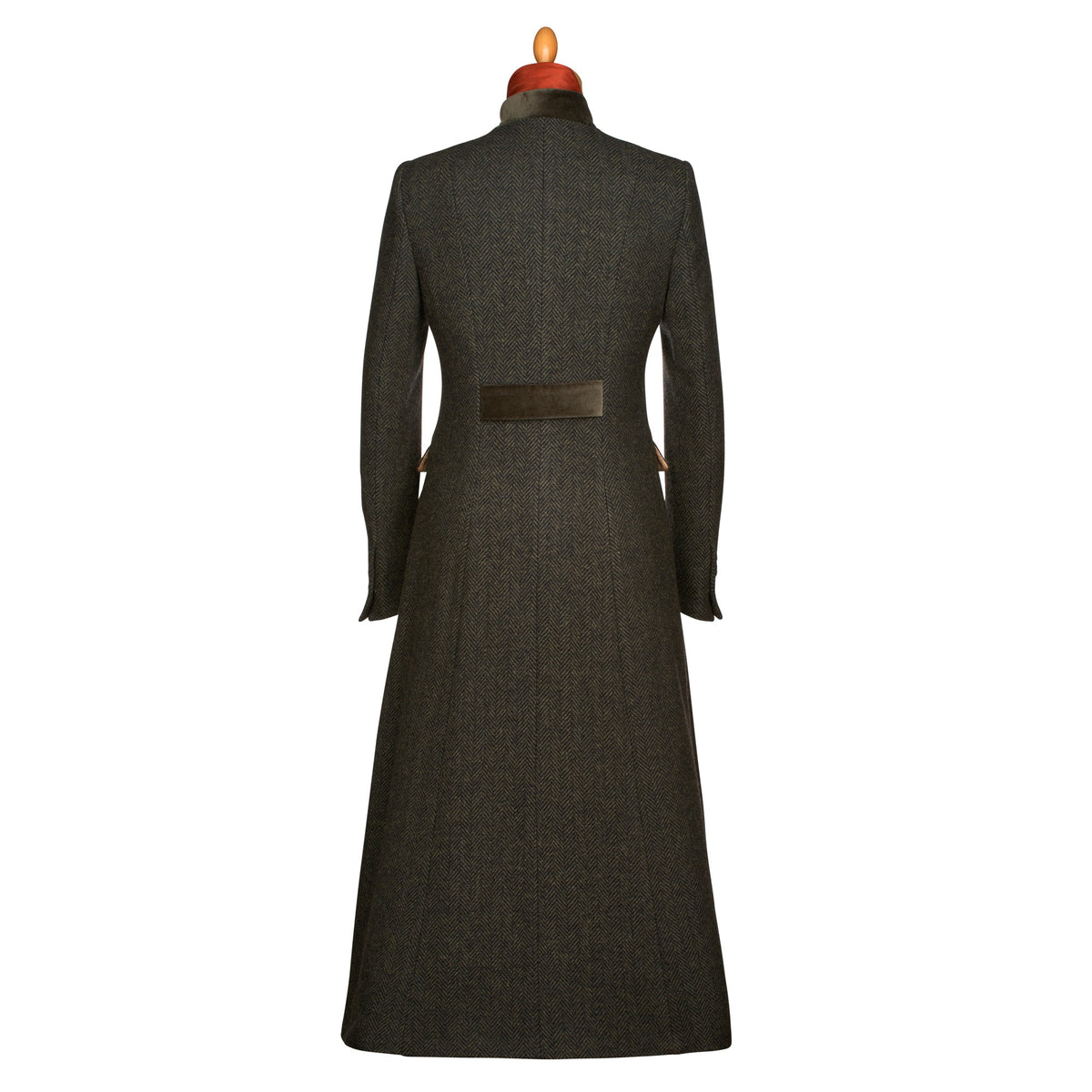 Olive Carlisle Long Military Coat