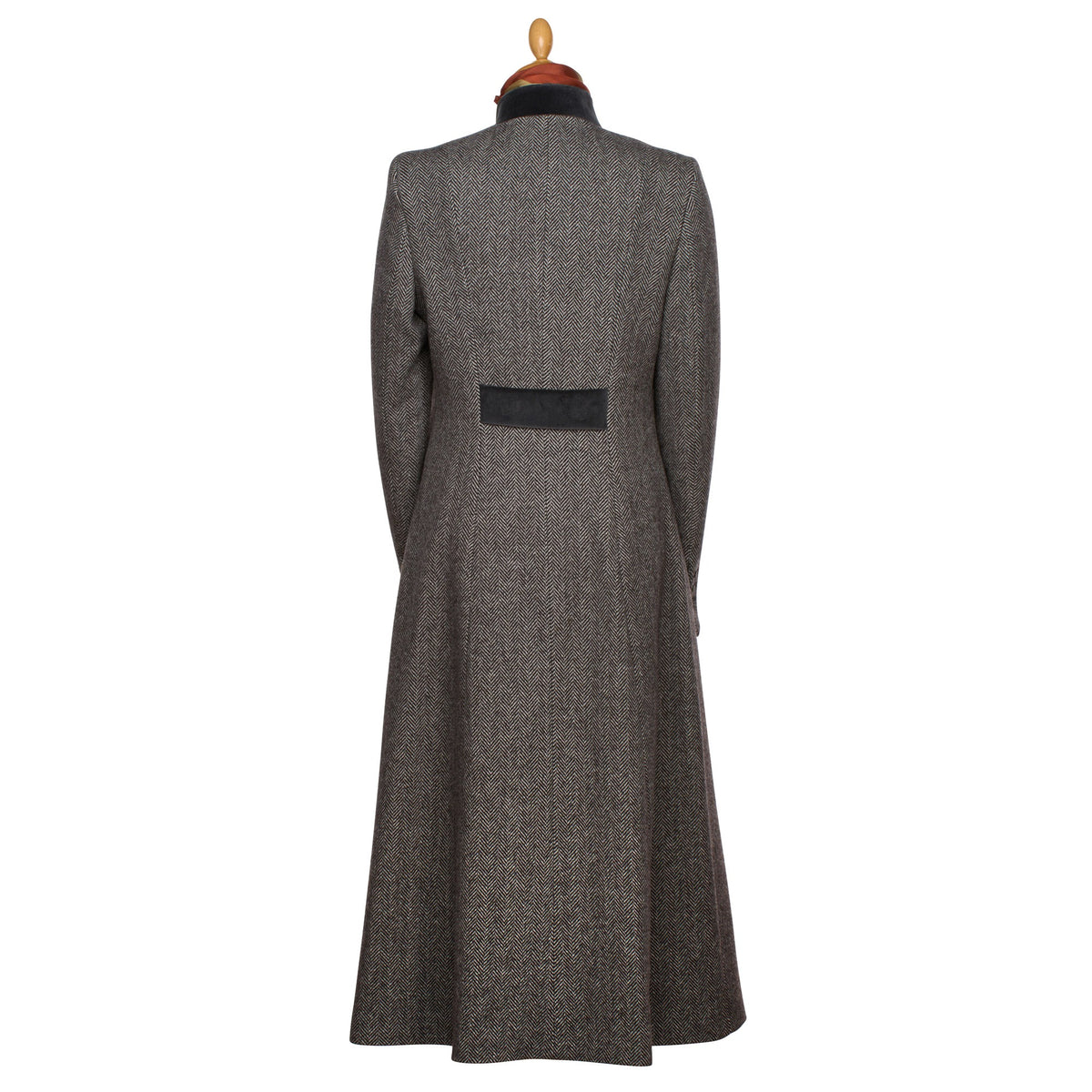 Grey Carlisle Long Military Coat
