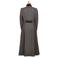 Grey Carlisle Long Military Coat