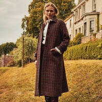 Downton Long Raglan Coat