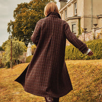 Downton Long Raglan Coat