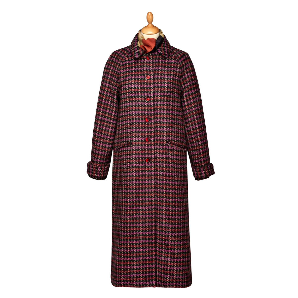 Downton Long Raglan Coat