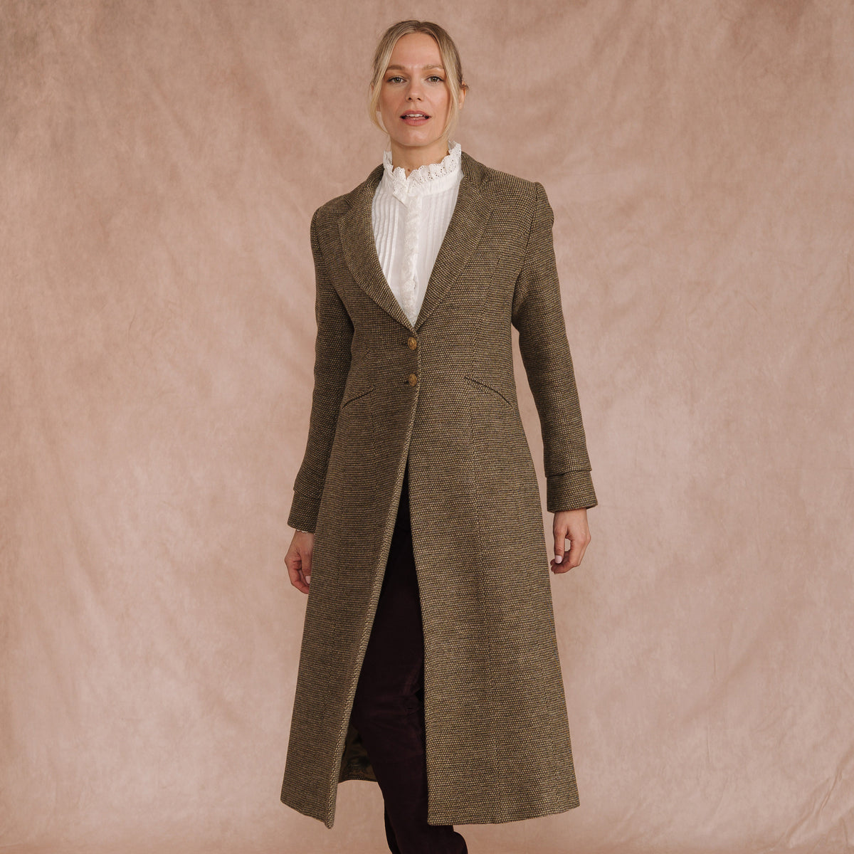 Beige T. Ba Balfour Long Coat