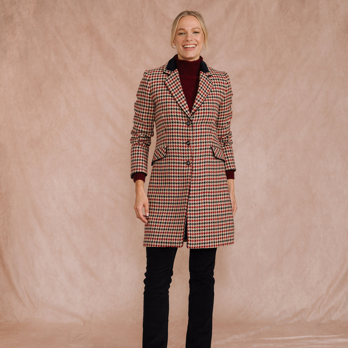 Houndstooth Tavistock Coat