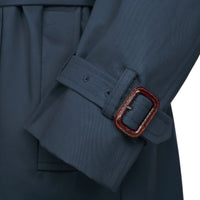 Navy Classic Belted Trench Coat