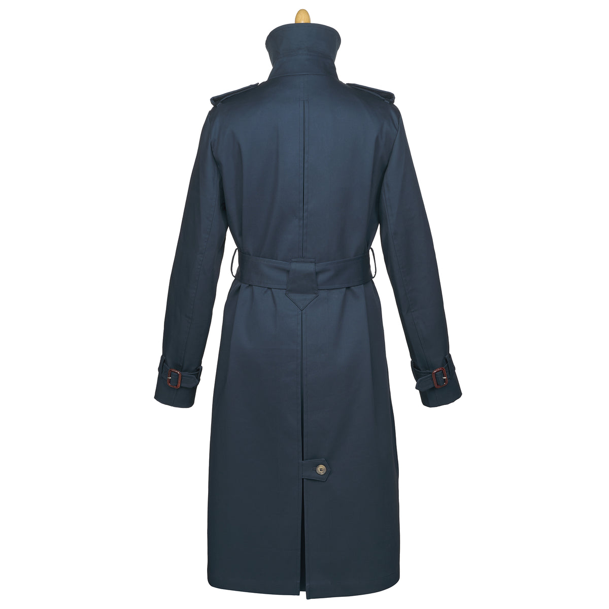 Navy Classic Belted Trench Coat