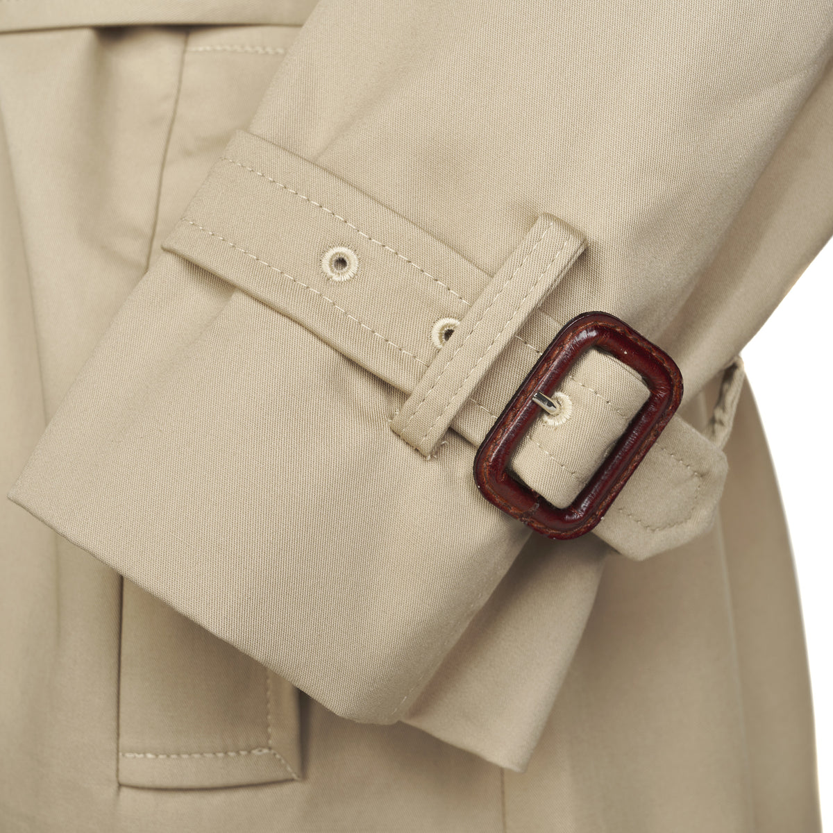 Beige Classic Belted Trench Coat