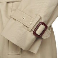 Beige Classic Belted Trench Coat