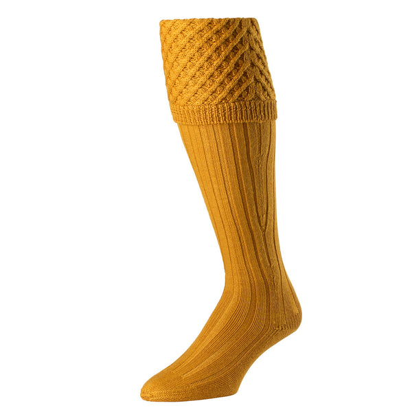 Yellow Merino Shooting Stocking