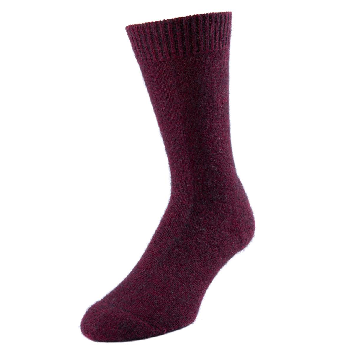 Wine Possum Merino Socks