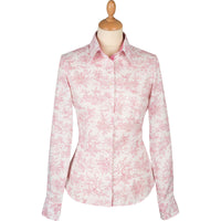 Pink Toile Cotton Shirt