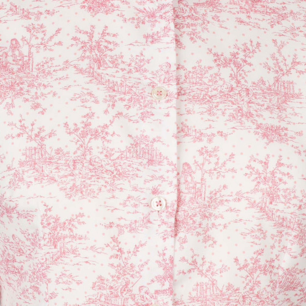 Pink Toile Cotton Shirt