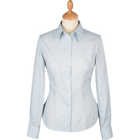 Small Blue Paisley Cotton Shirt
