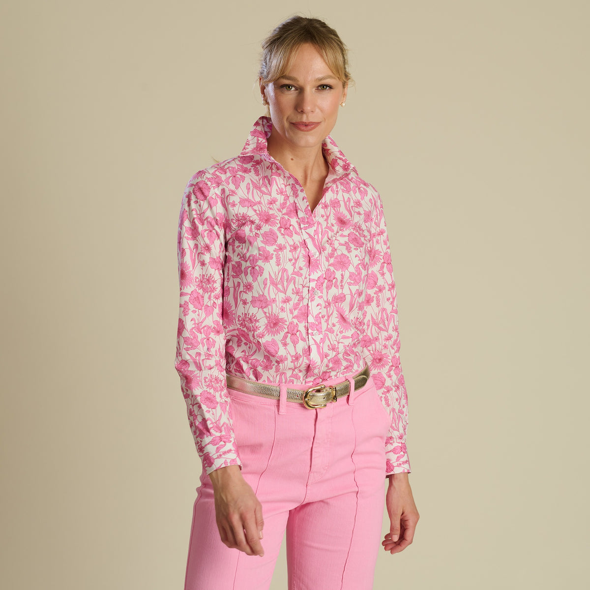 Mono Muse Poplin Shirt made with Liberty Fabric