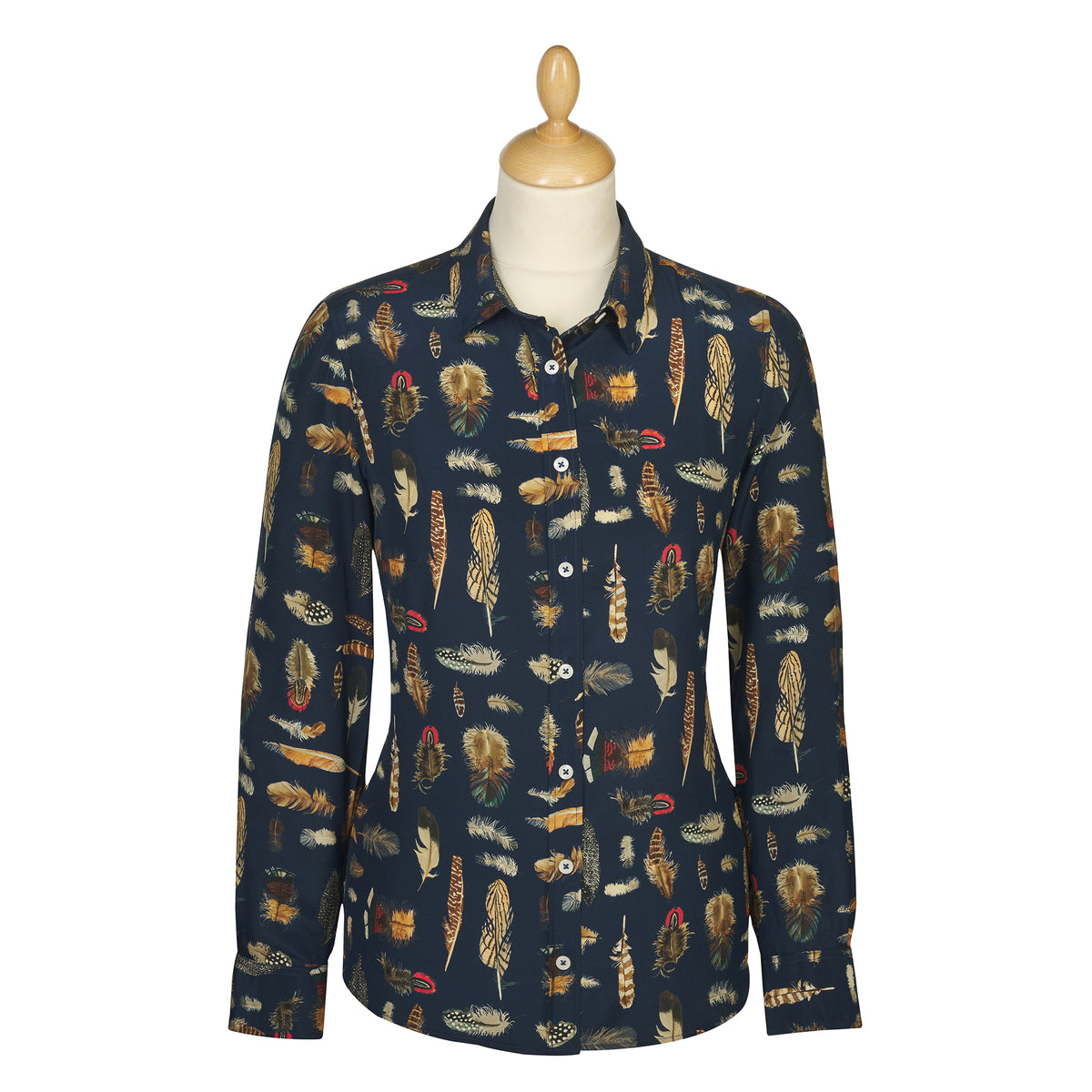 Amherst Crepe Silk Shirt Made With Liberty Fabric