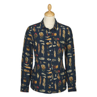 Amherst Crepe Silk Shirt Made With Liberty Fabric