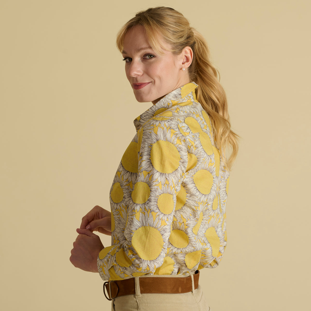 Hello Sunshine Shirt made with Tana Lawn™