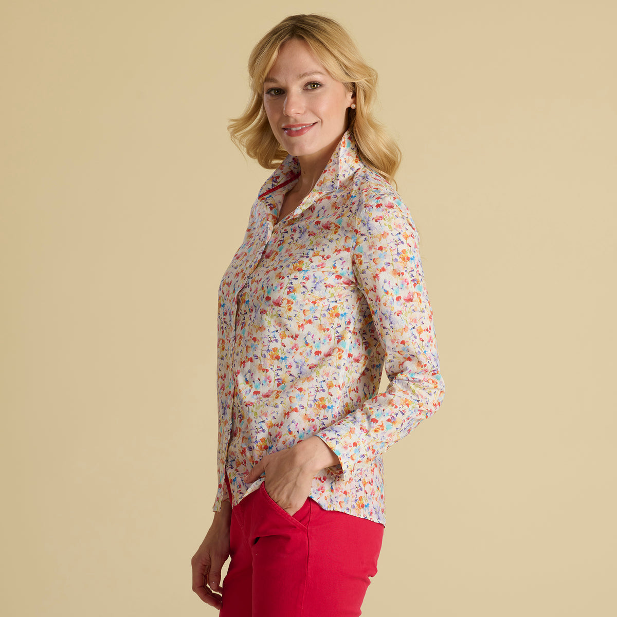 Inky Fields Shirt made with Tana Lawn™