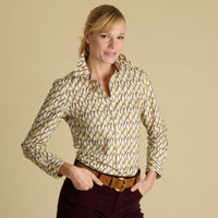 Chromatic Light Shirt made with Liberty Fabric