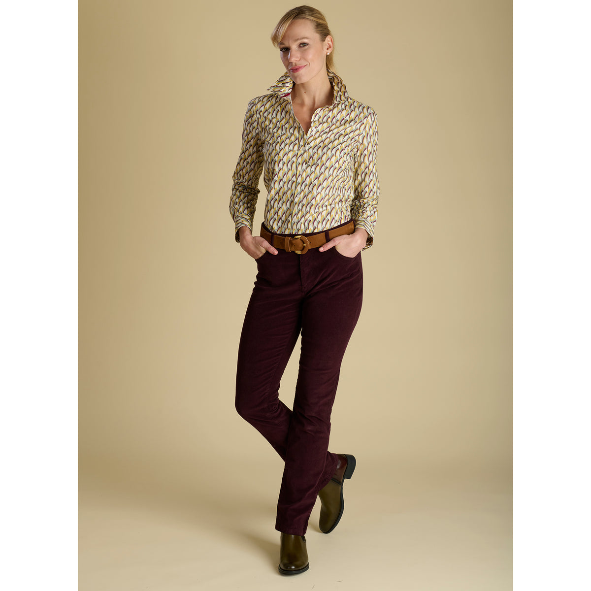 Chromatic Light Shirt made with Liberty Fabric